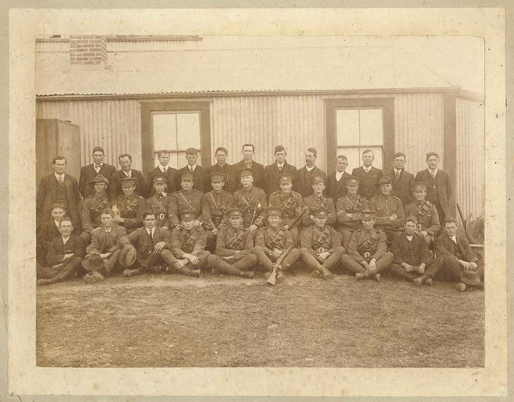 Waimate volunteers for the Main Body, 1914