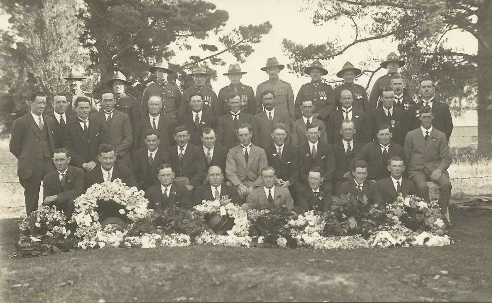 Waimate ANZAC parade early 1920s