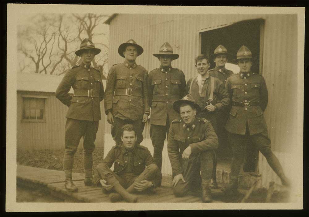 NZ Machine Gun Corps soldiers, Grantham, 1918