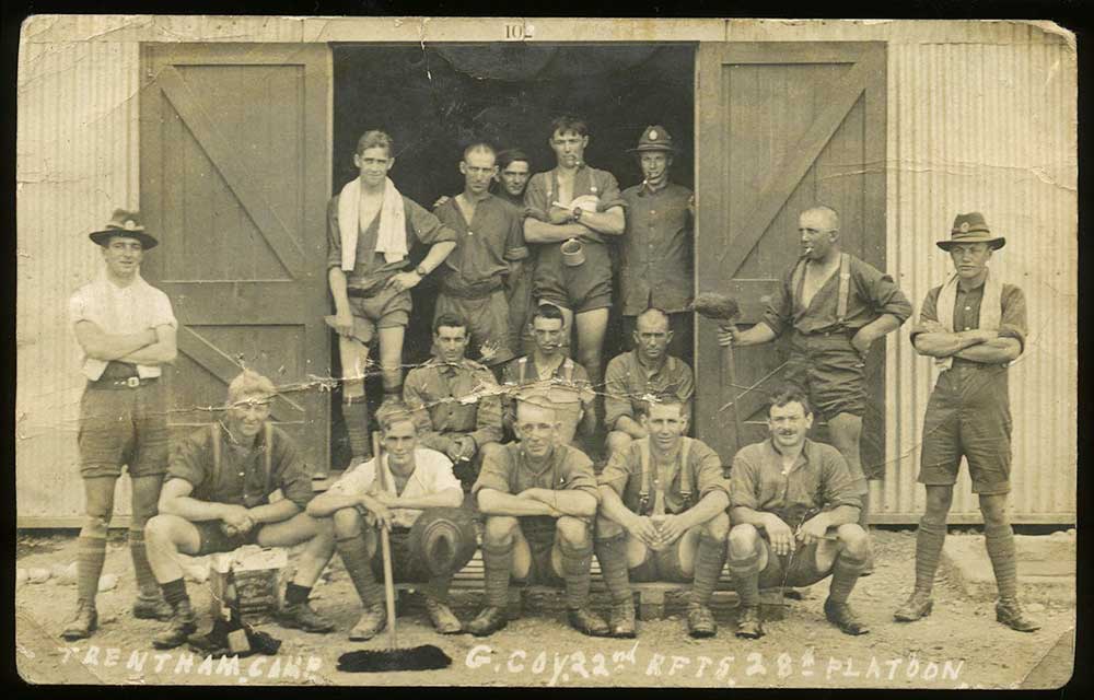 Trentham Camp, G Coy 22nd Rfts, 28th Platoon