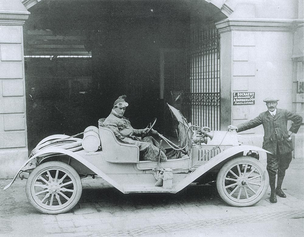 Charles Stevenson (driver) and Emile Bockaert, 1911