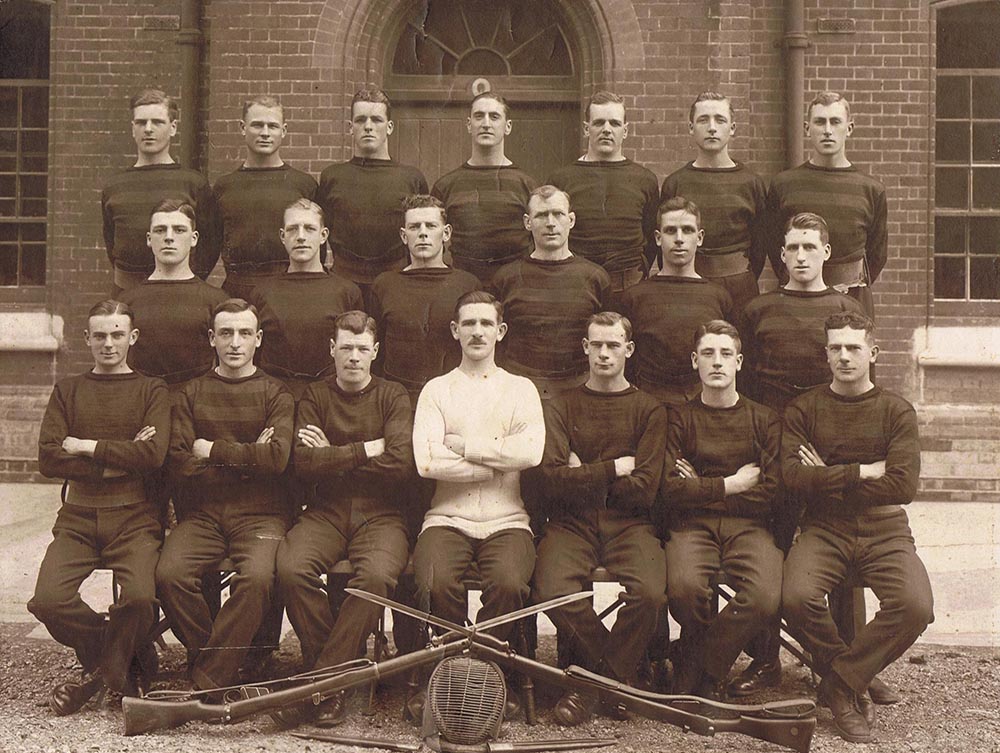 School of Physical and Bayonet Training, Portsmouth England, 1918