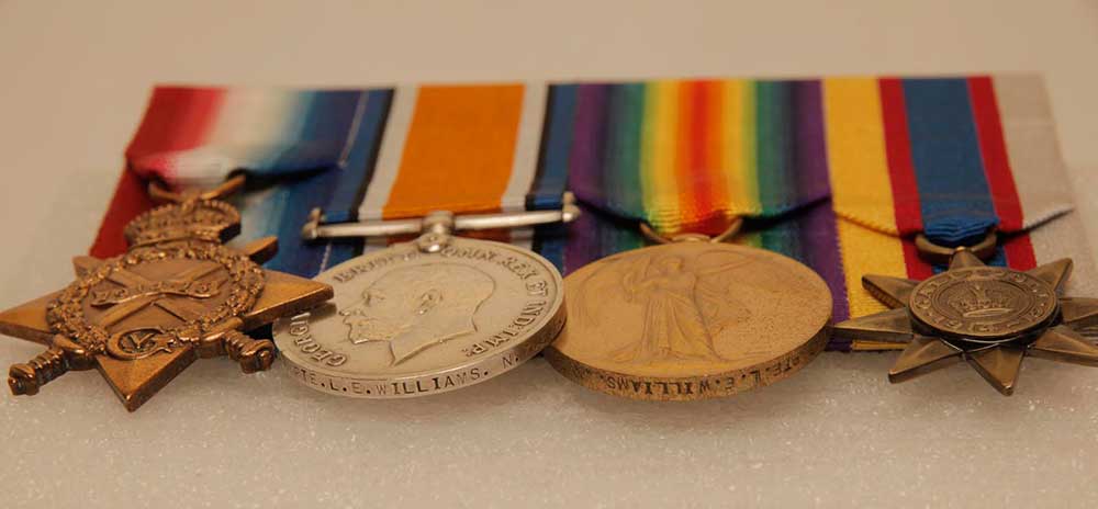 Service medals, Laurence Edward (Mike) Williams