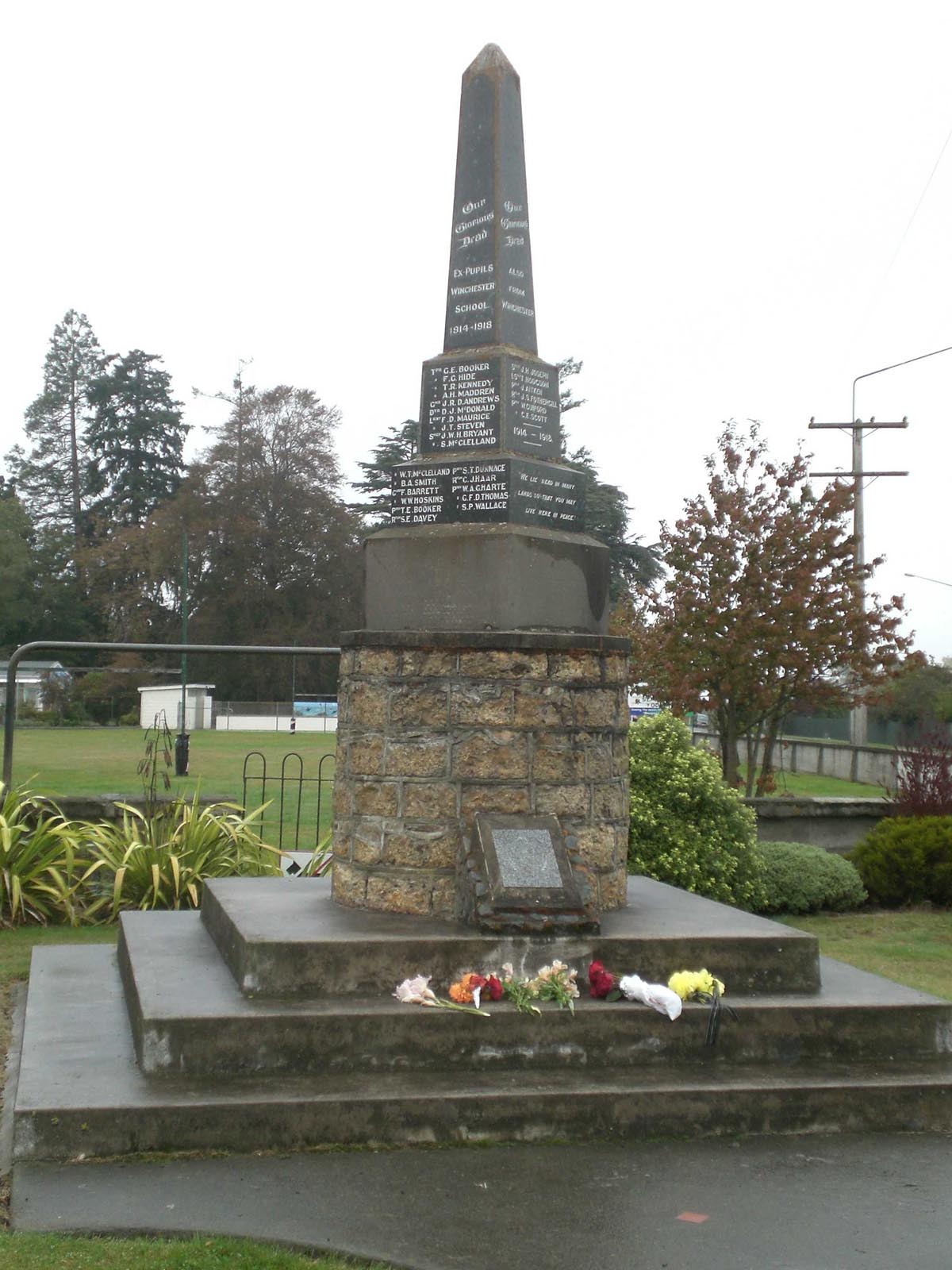 Winchester War Memorial, pictured in 2007