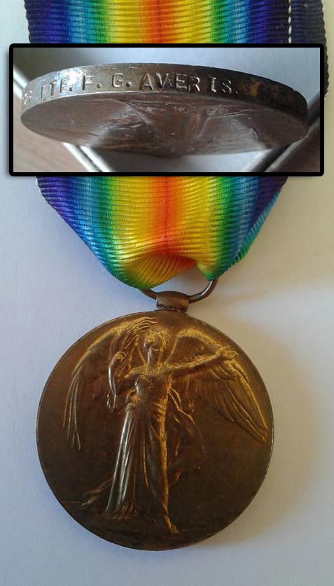 Victory Medal, Frank Averis