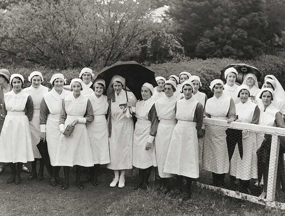 Nurses at Queen Mary Hospital, 1933