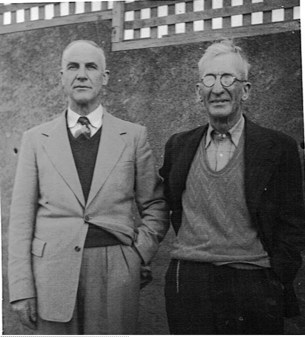 Fred (left) and Frank Anderson, about 1954