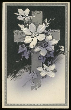 Sympathy Card, Major David Grant, 1915