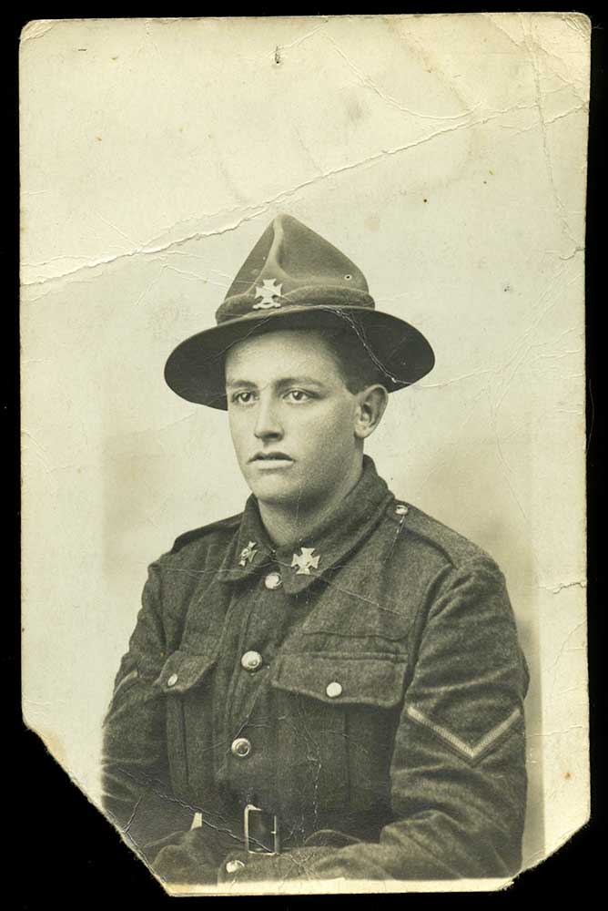 Lance Corporal Kenneth Davison, circa 1918 to 1919