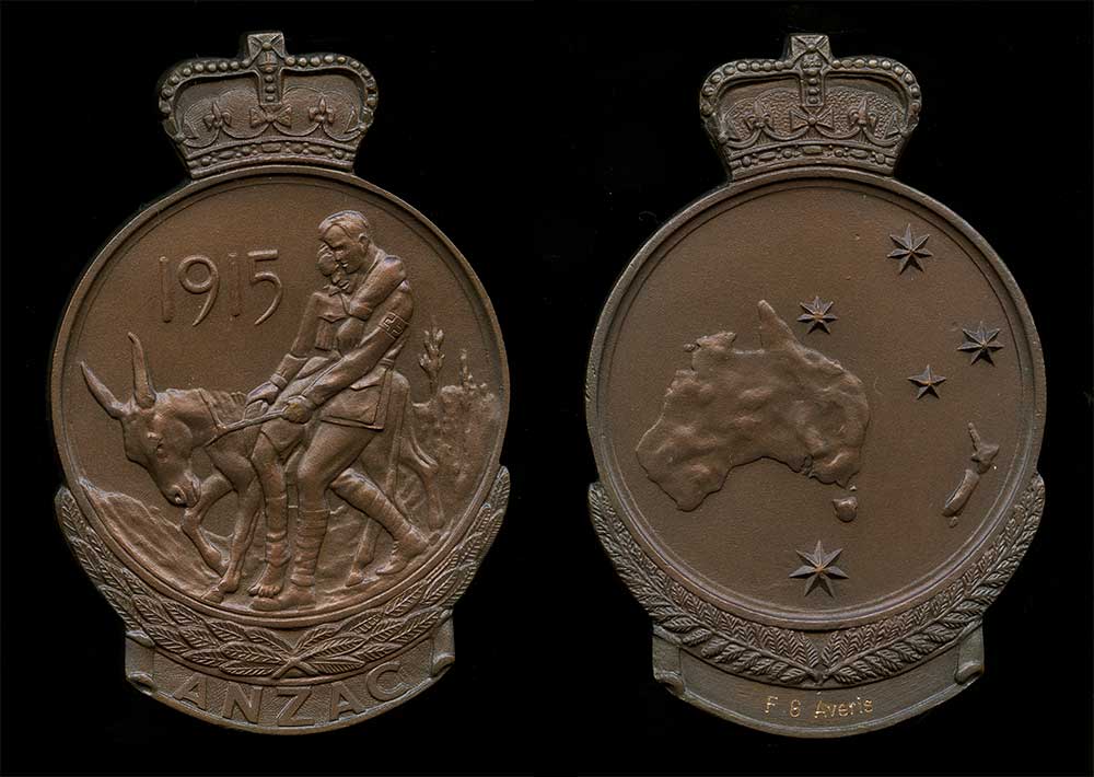 1967 Gallipoli Medallion, awarded to Frank Averis