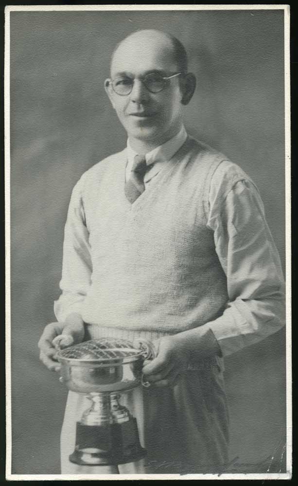 Duncan Menzies, senior champion at Gleniti Golf Club, 1939