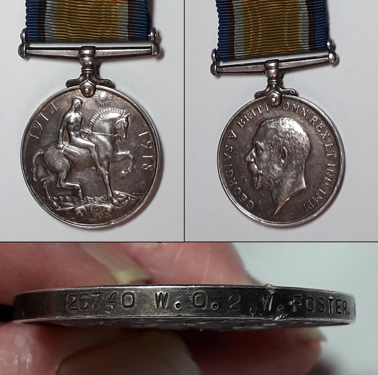 William Foster's British War Medal