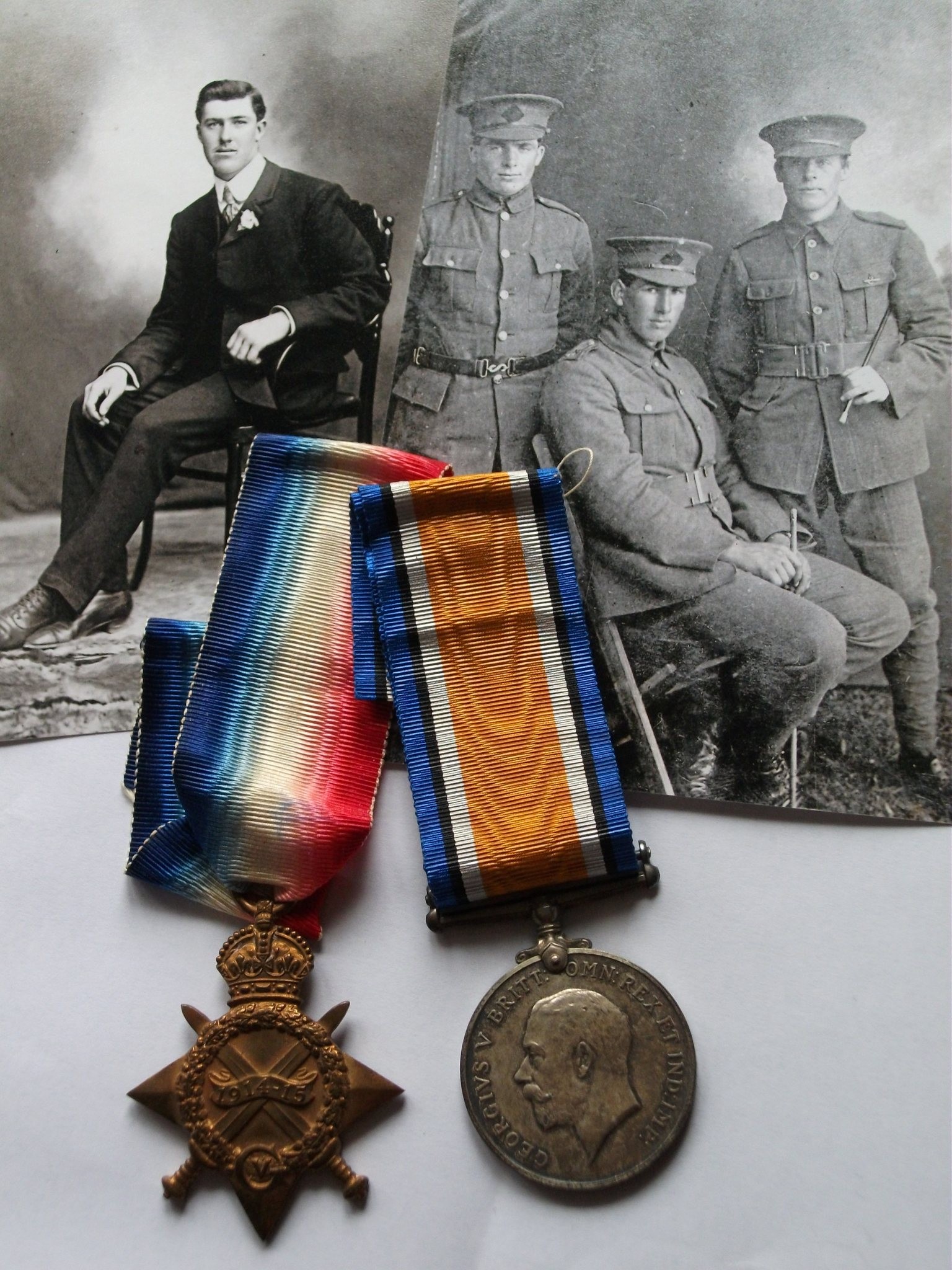 James Fotheringham's campaign medals.