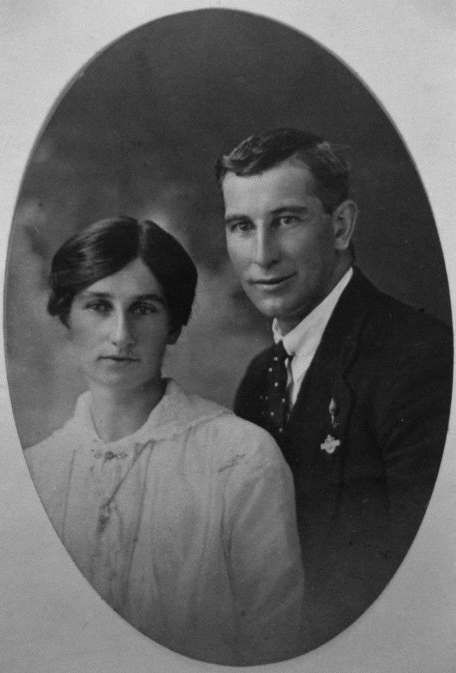 Hugh Ross pictured with his sister Jessie, circa 1920?