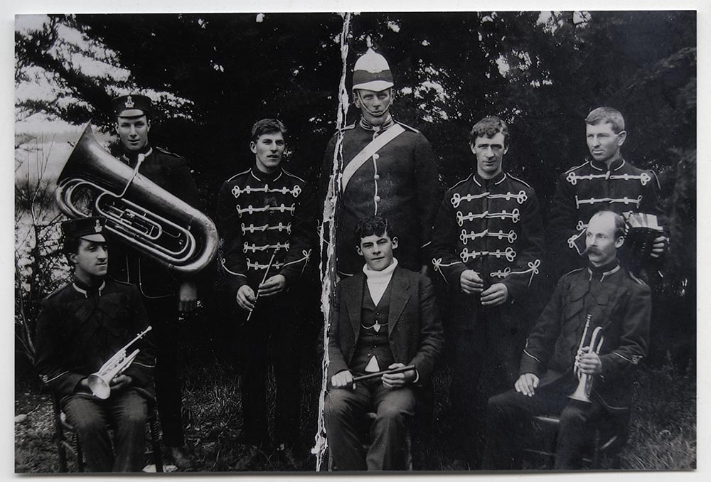 Portrait, brass band, circa 1906