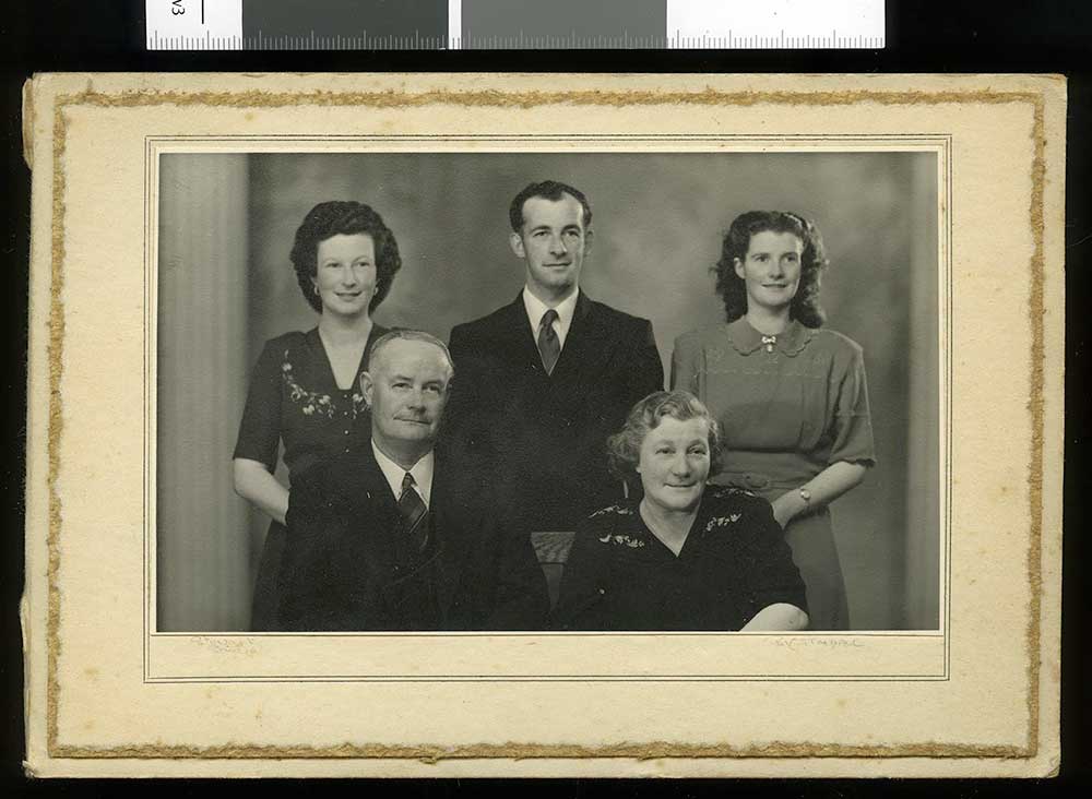 Maddren Williams and his family, circa 1950