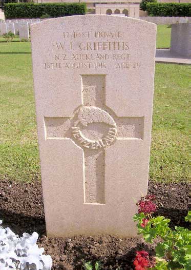 William John Griffiths' grave, Alexandra