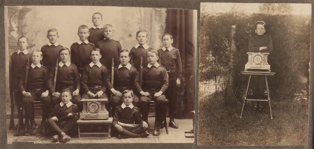 Waimataitai School cadets, circa 1909