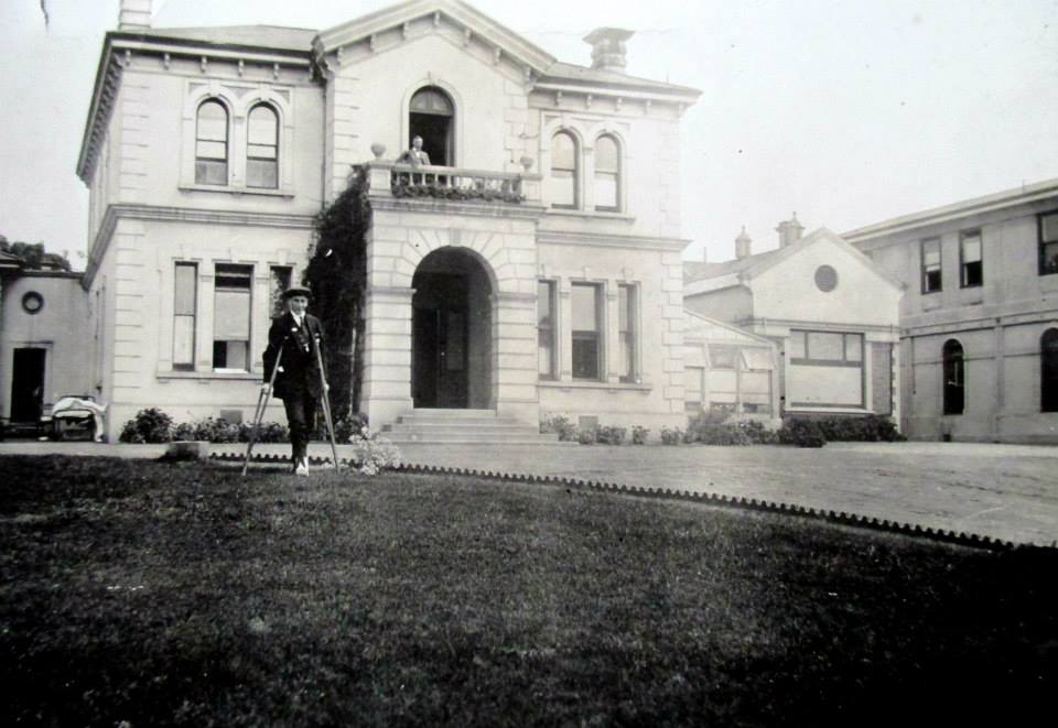 Hugh C Ross pictured outside Timaru Hospital