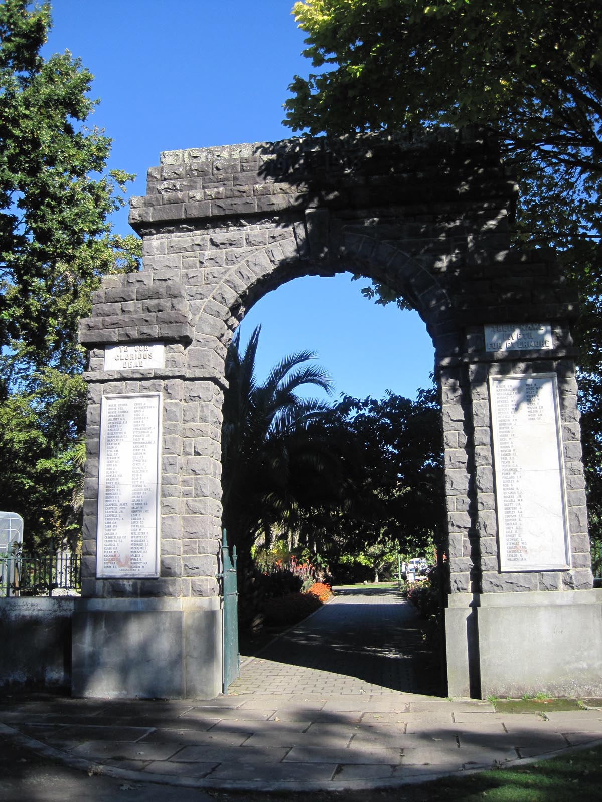 Waimate War Memorial, pictured in 2011