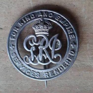 Silver War Badge, Charles Hall