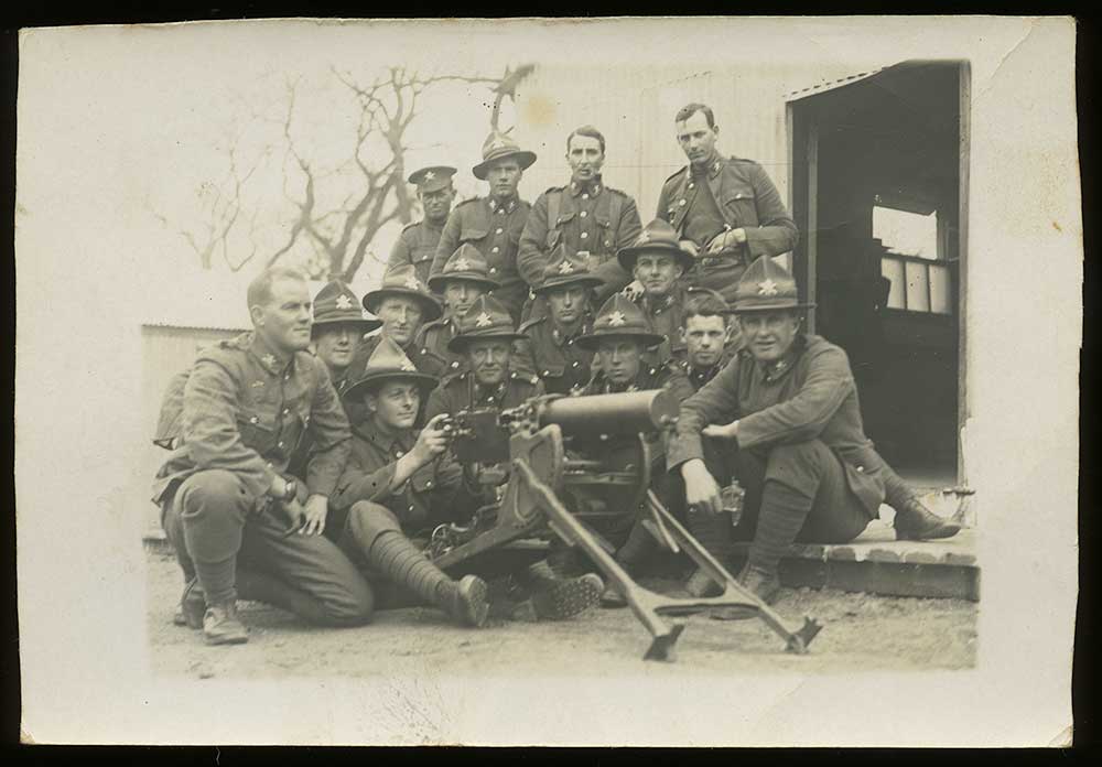 34th Specialist Company, NZ Machine Gun Corps, circa 1917