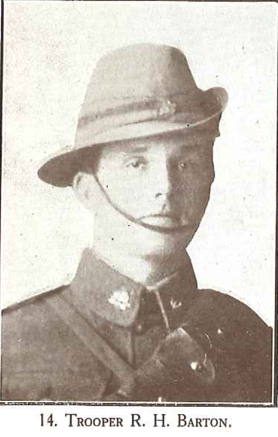 Trooper R H Barton