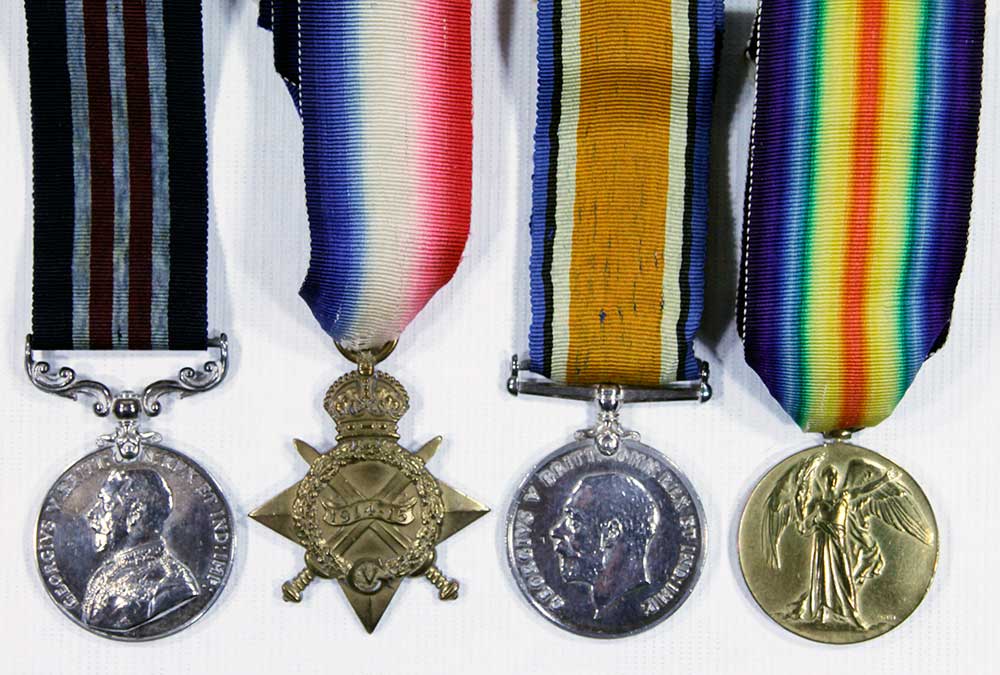 Medal set, William Bernard Bowles