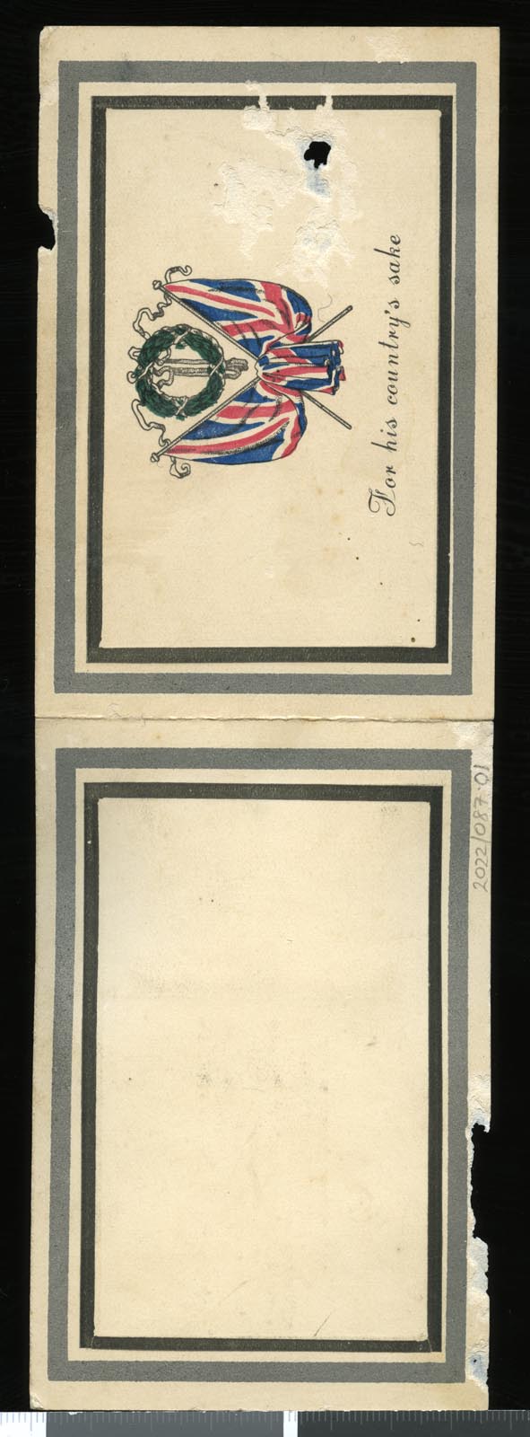 Mourning Card - exterior