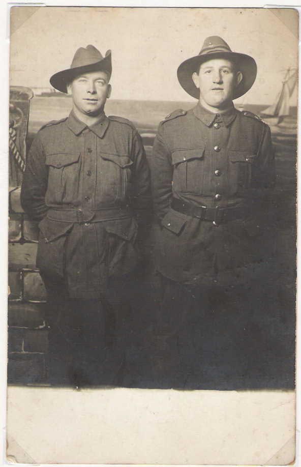 Walter John Jackson (right), circa 1918