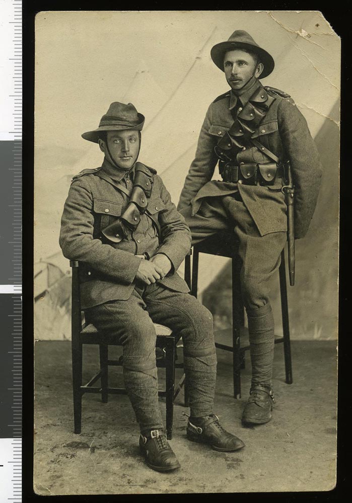 Charles Smart (right) and a mate
