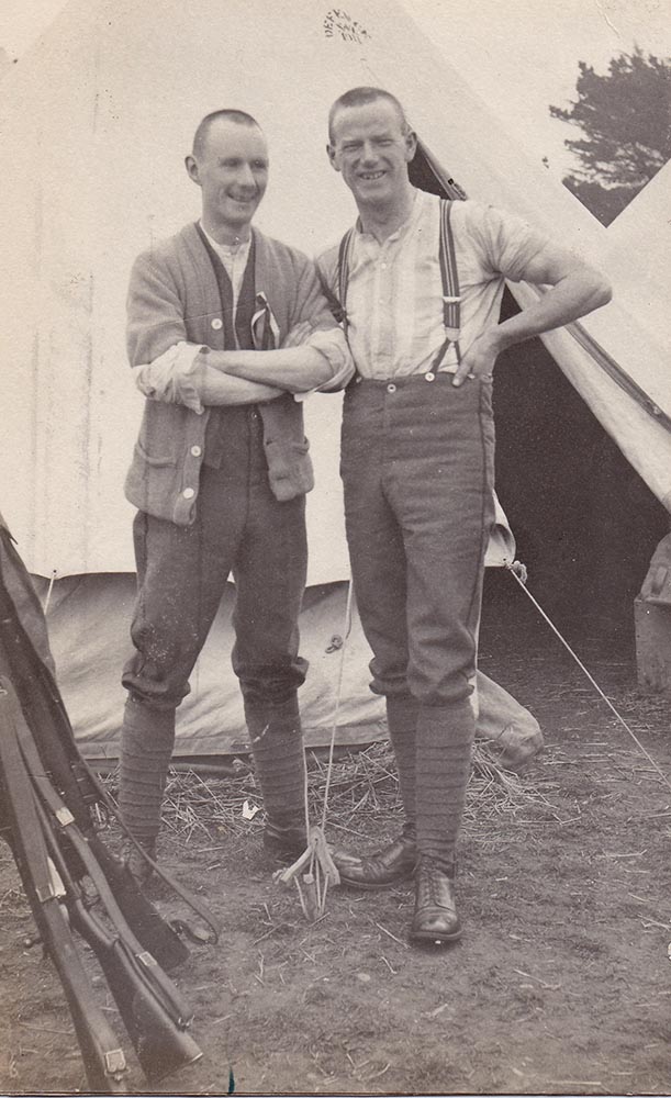 Mckenzie Gibson and comrade