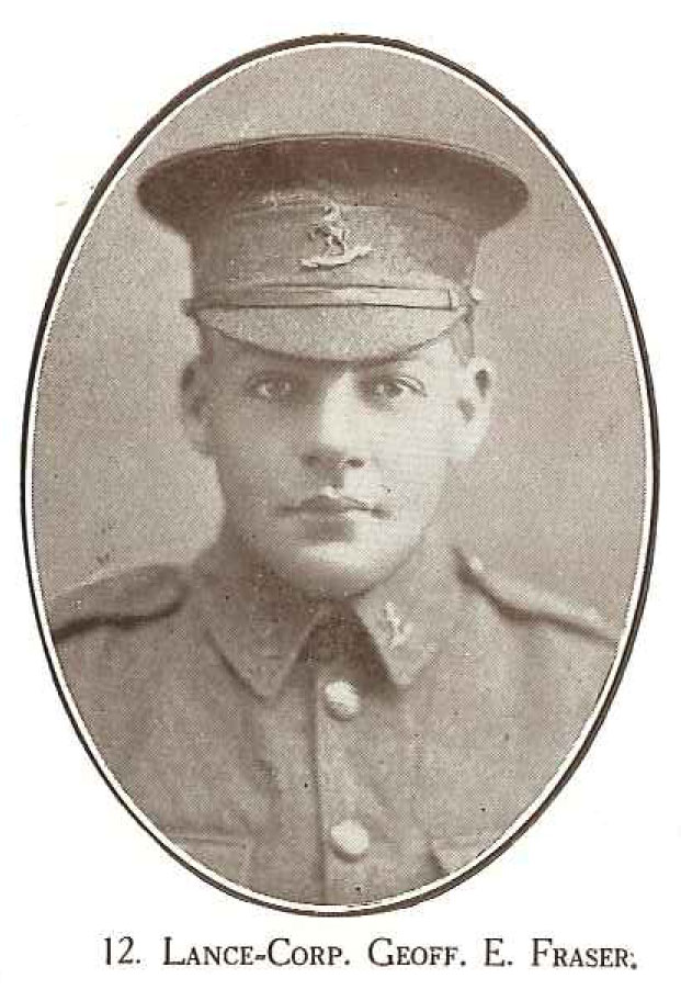 Lance Corporal Geoff E Fraser