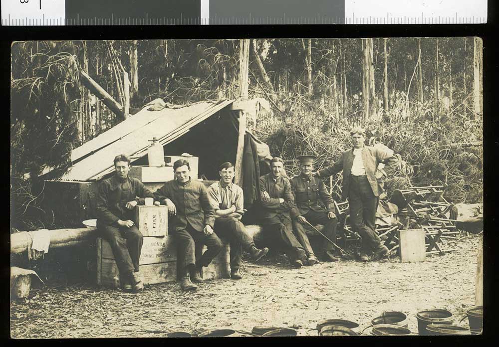 Harold George Traves and others, at Trentham?