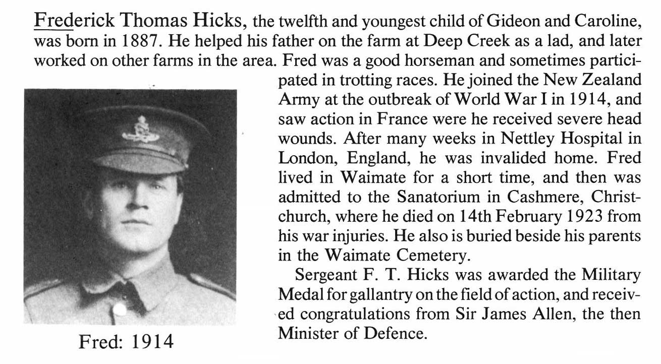 Frederick Thomas HICKS