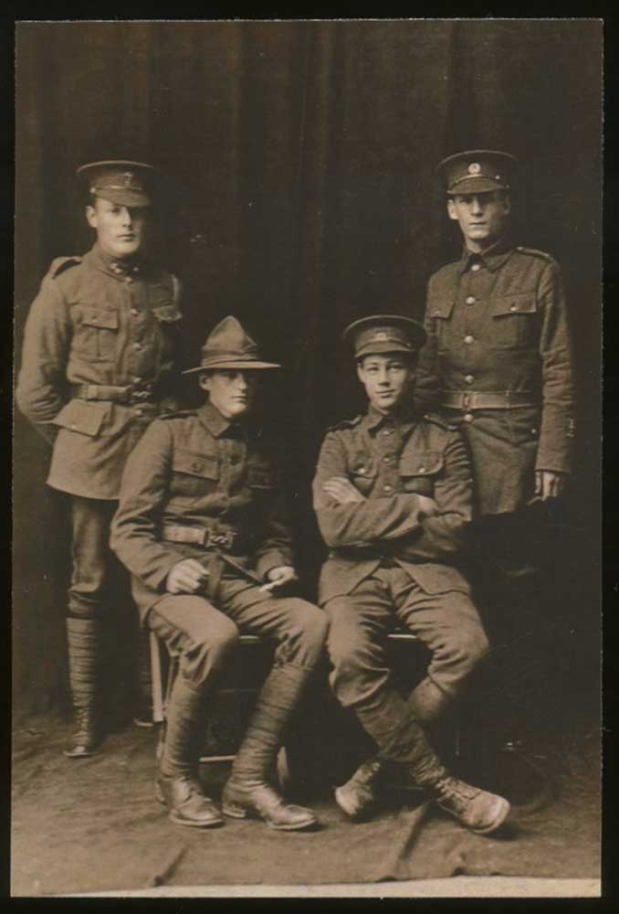 Daniel O'Shea (seated on the right), circa 1915