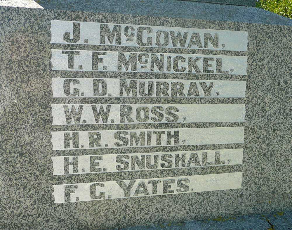 Albury War Memorial, 2015 additions to south face