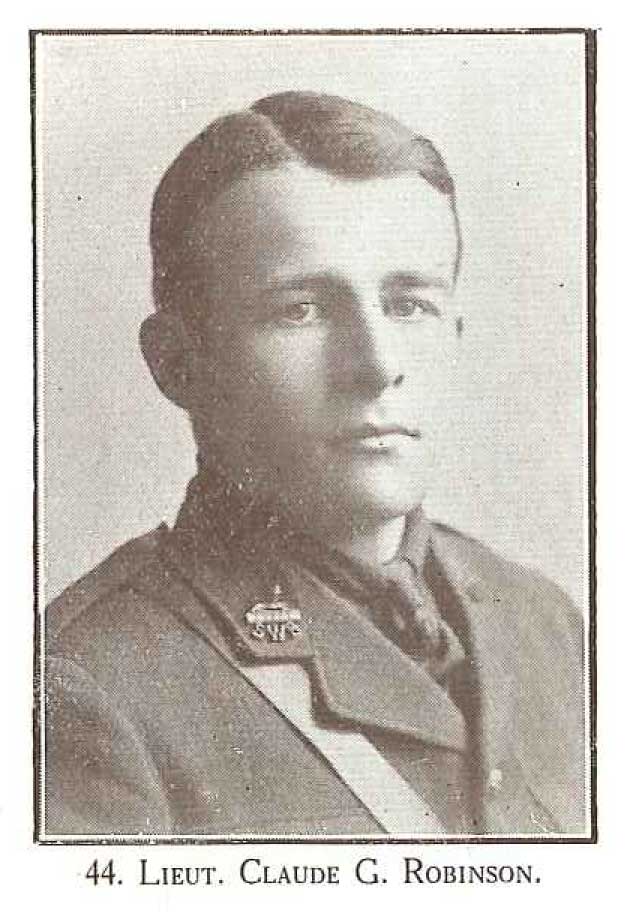 Lieutenant Claude G Robinson