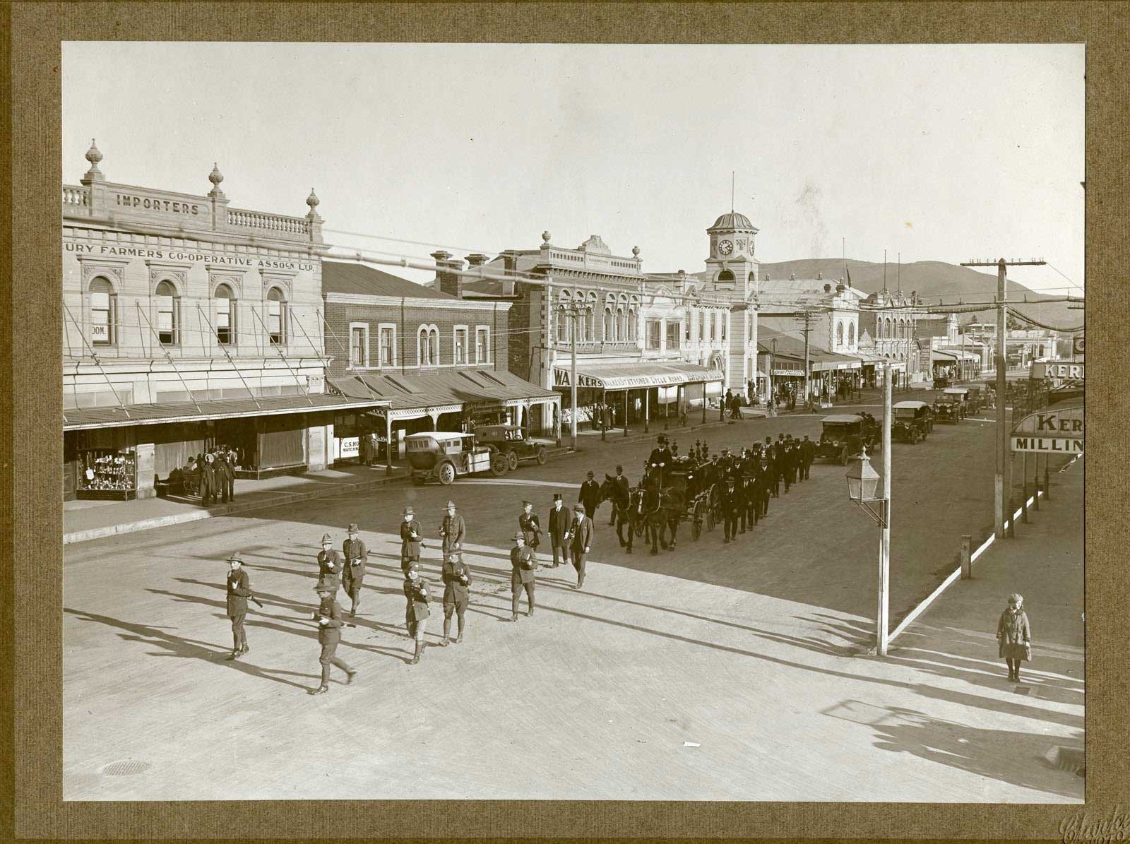 Military funeral for D G McRae