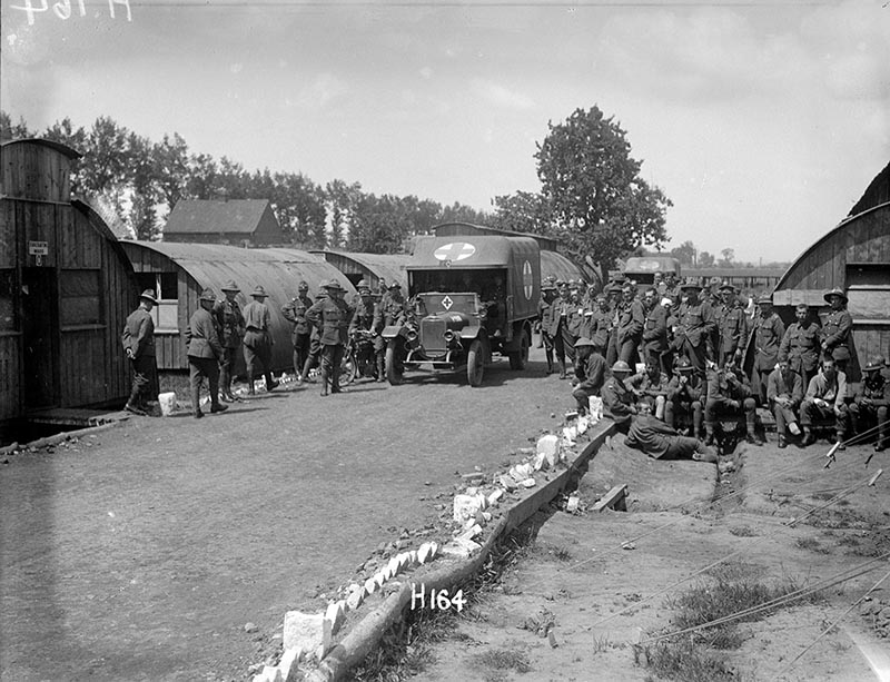 One of the Kiwi Field Ambulance brigades stationed on the Western Front, 23 July 1917